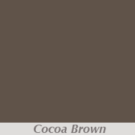 Cocoa Brown Gutter Color